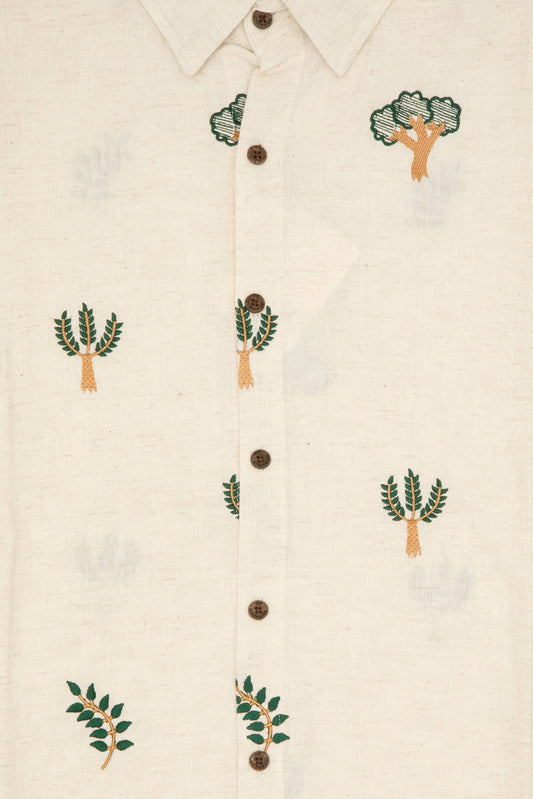 Balza Embroidery Long Sleeve Shirt