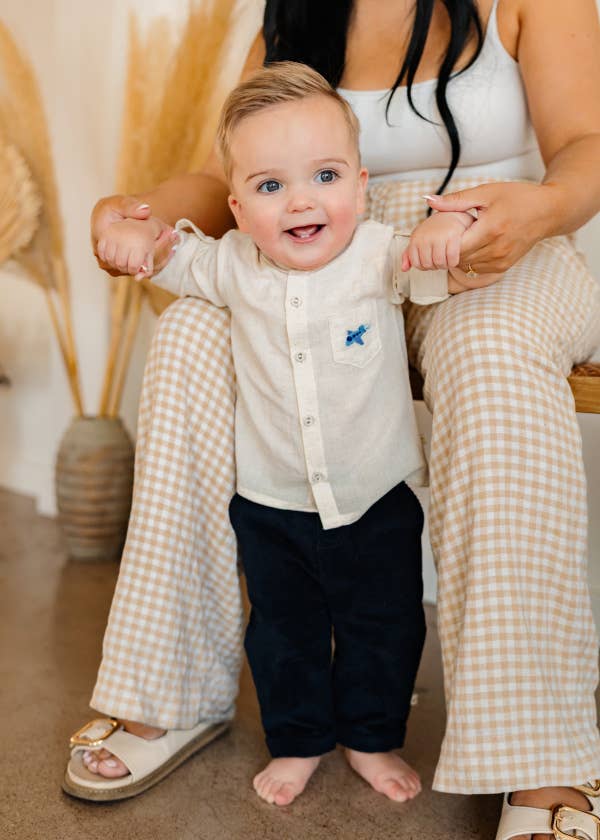 Portofino Baby Shirt & Pants Set (Organic Cotton)
