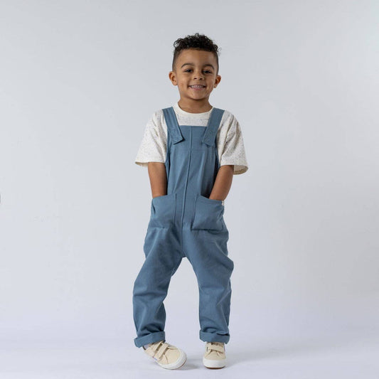 Kids Dungarees With Patch Pockets