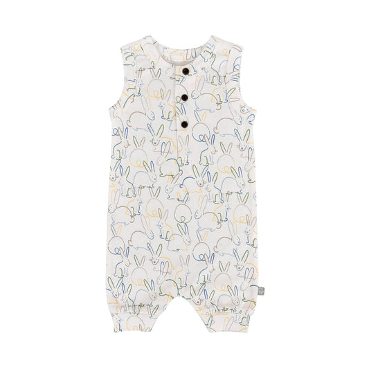 Easter baby tank romper | bunnies