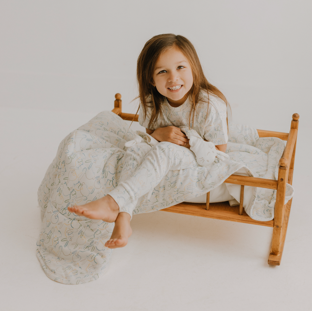 Easter swaddle blanket | bunnies baby