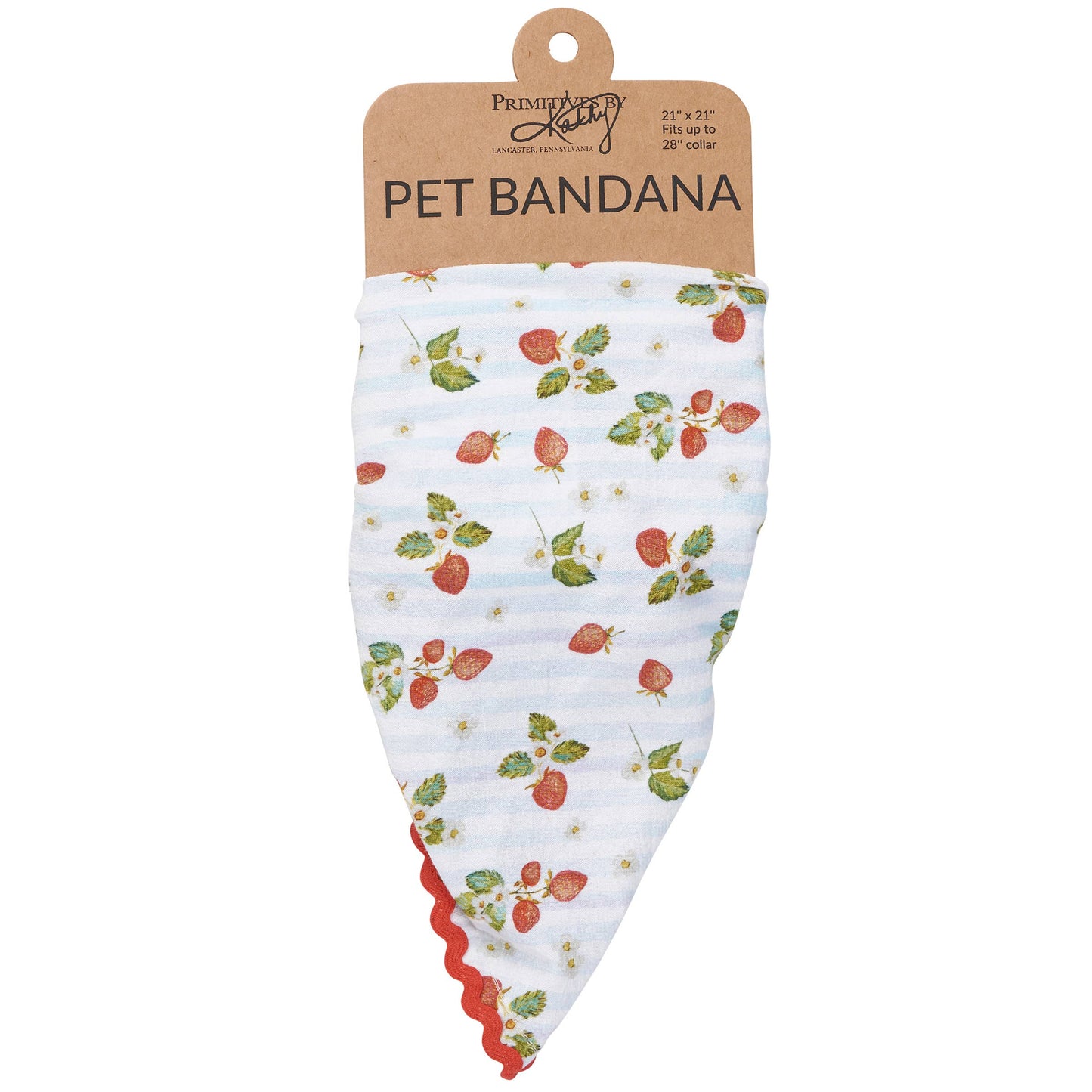 Strawberry Large Pet Bandana
