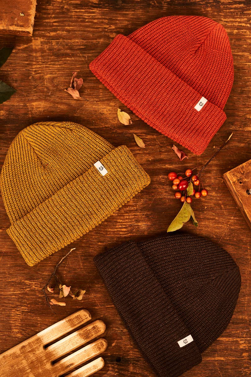 Coffee Upcycled Cotton Watchcap