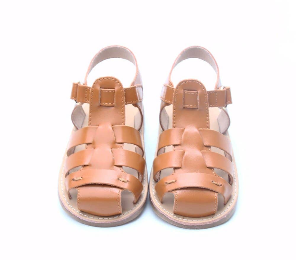 Breathable Kids Closed-Toe Summer Sandals, Venetian Style