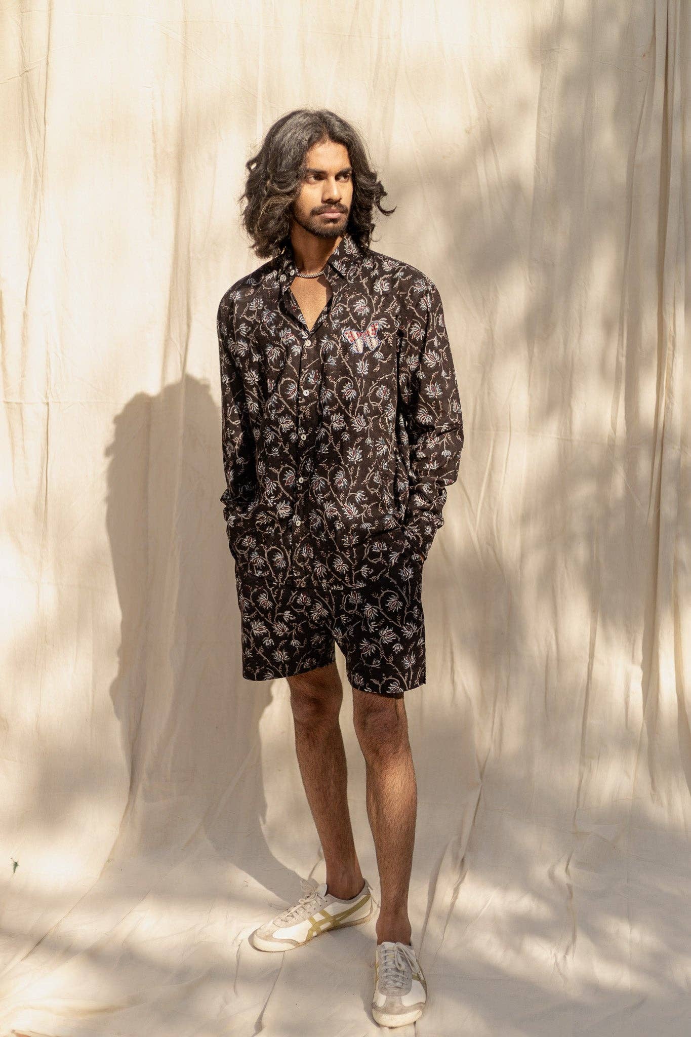 Ajanta Handblock Printed Cotton Shirt