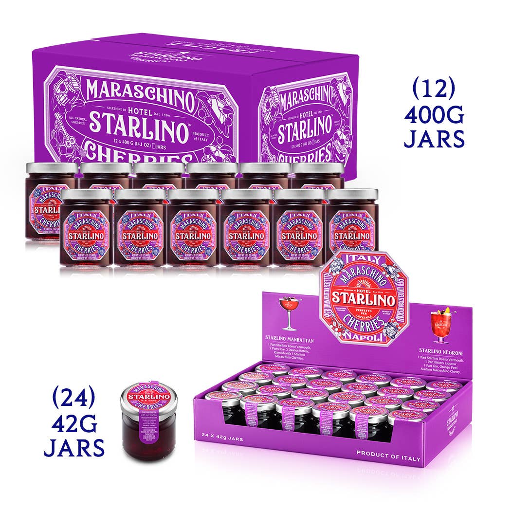 Starlino Italian Maraschino Cherries - 400g