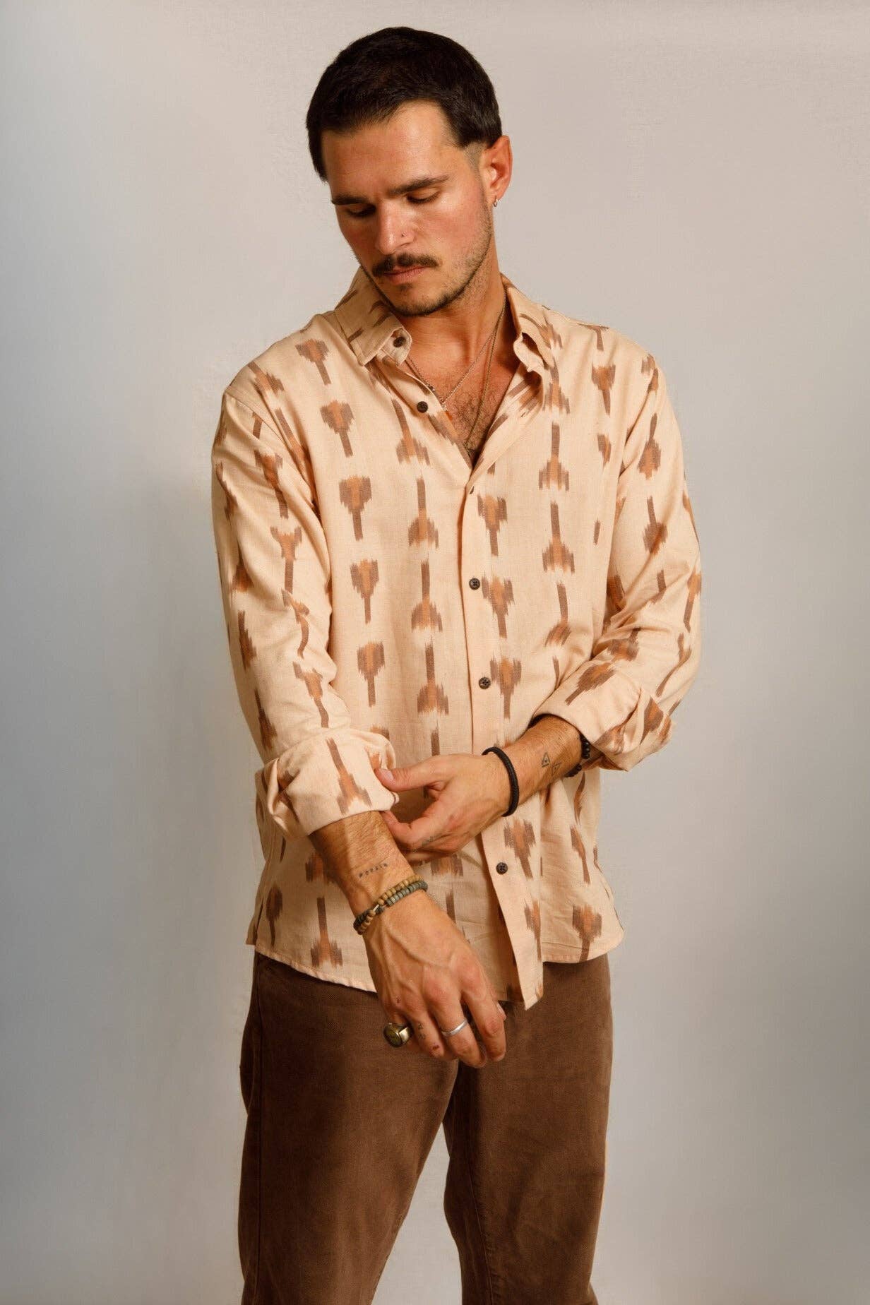 Guja Hand-Woven Long Sleeve Shirt