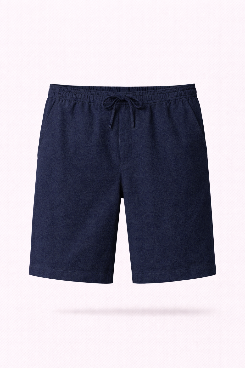 Navy Dobby Bermuda shorts