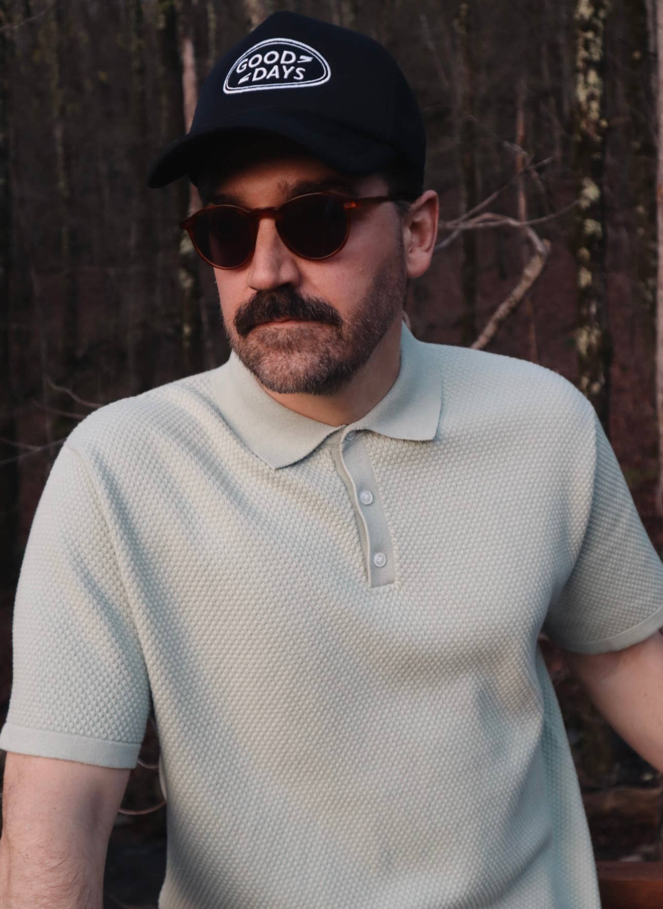 Harbor Knit Polo - Sage