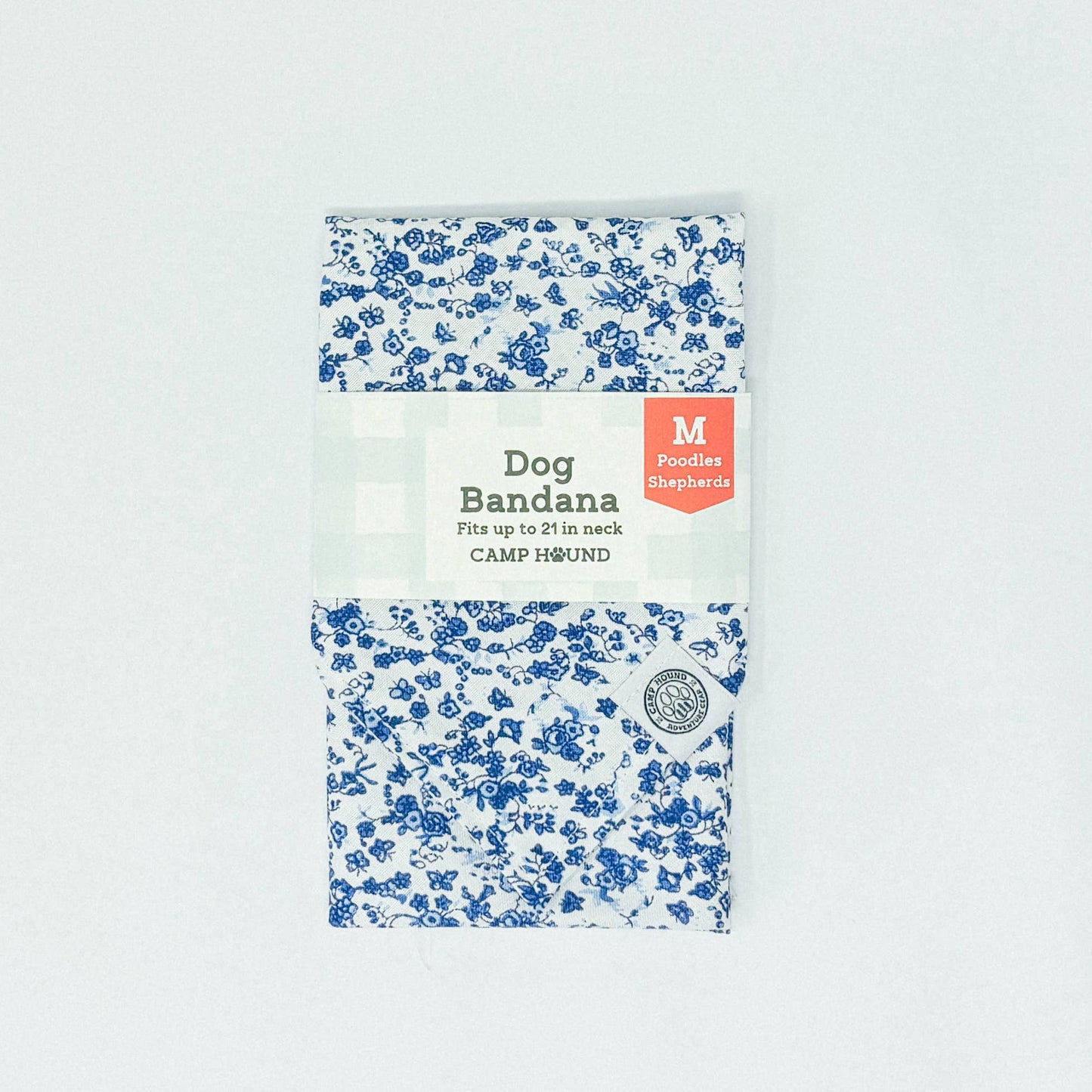 Annie Dog Bandana | Blue Floral Coastal Girl Pet Scarf