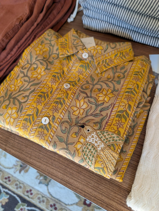 Thar Handblock Printed Cotton Shirt