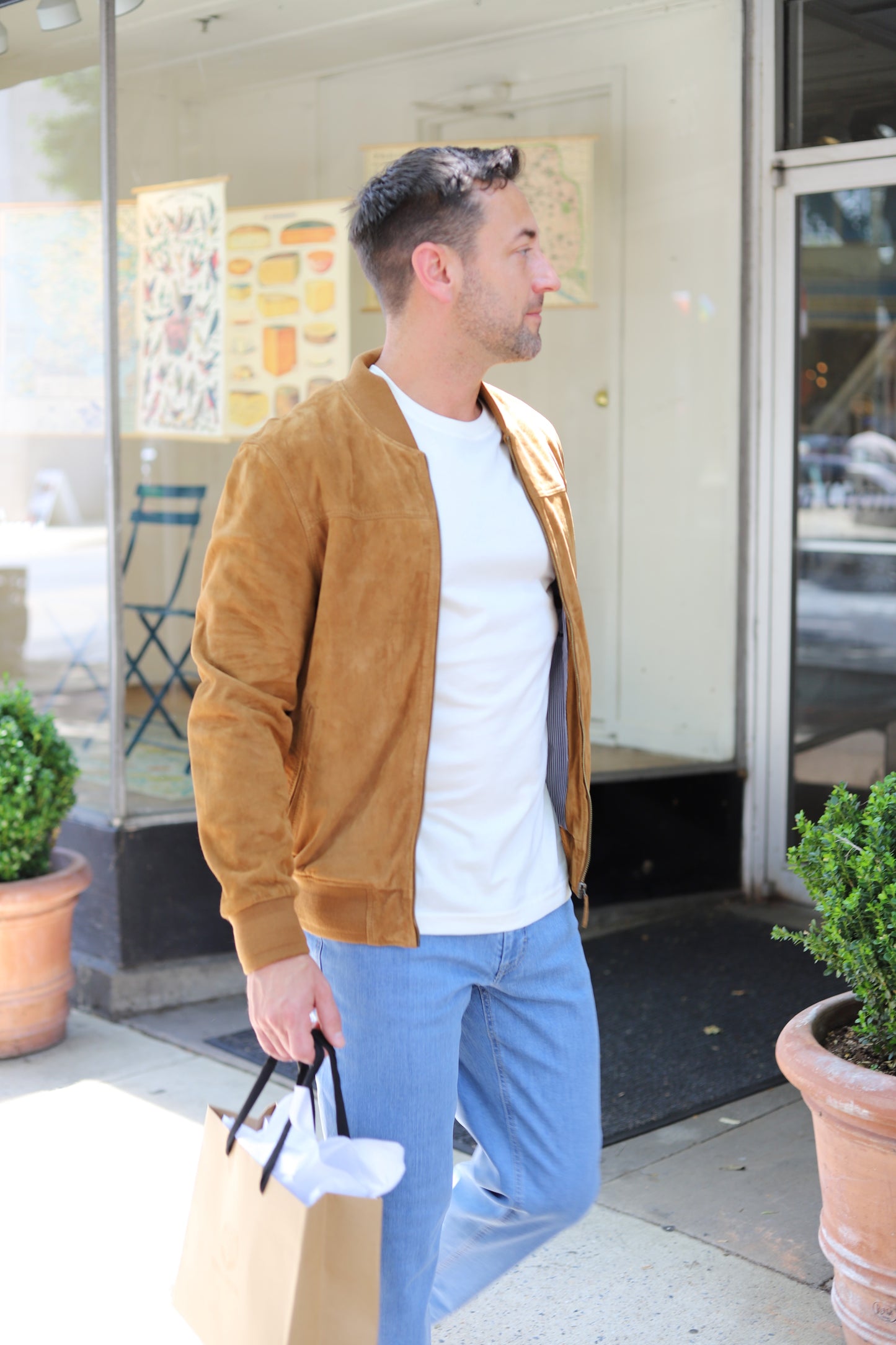 MAC Goat Suede Caramel Leather