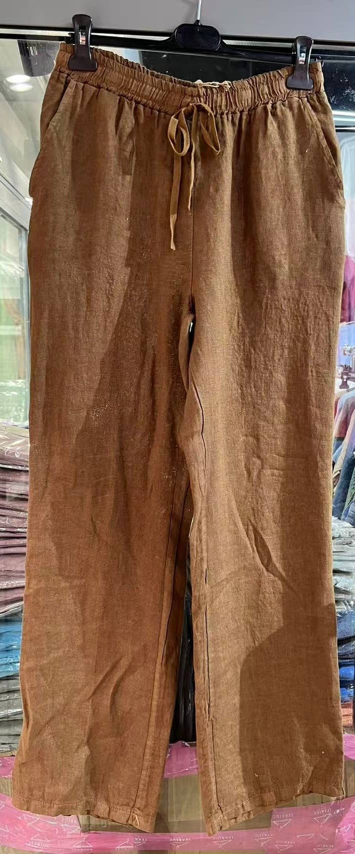 100% Linen Trousers