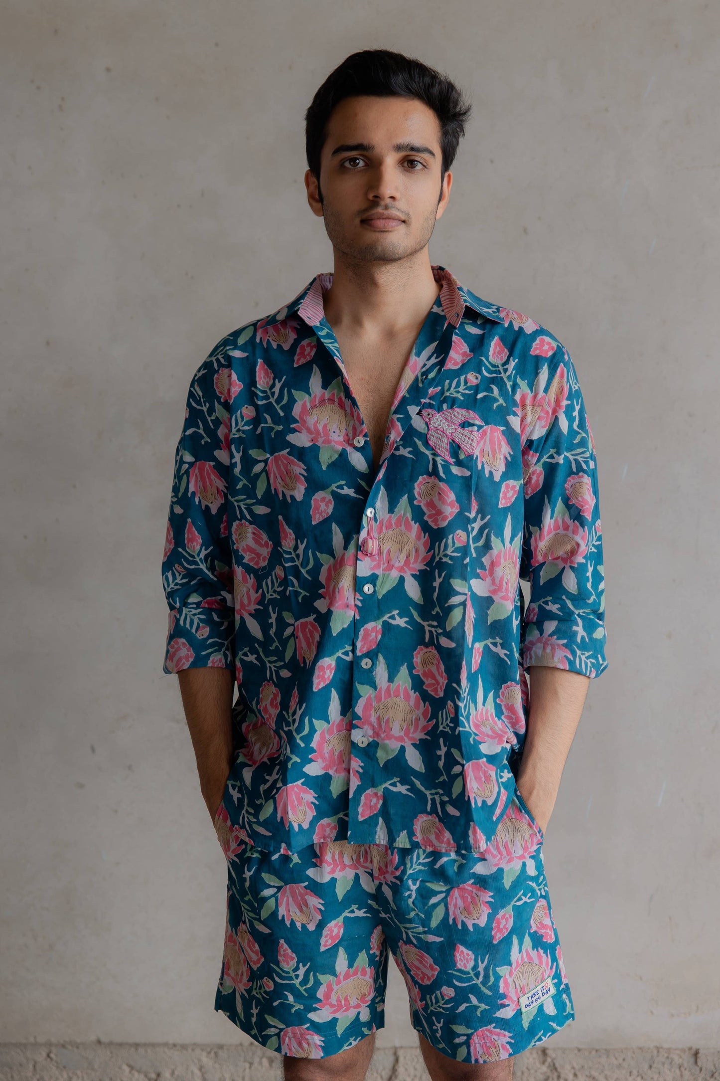Pichola Handblock Printed Cotton Shirt