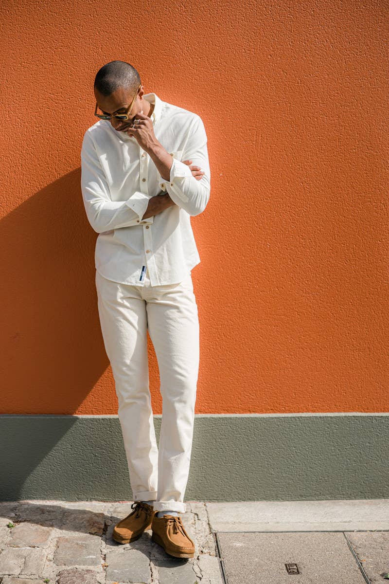 Eco-responsible Linen Cotton Ecru Shirt