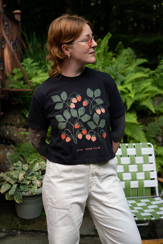 Fruits 1858 Boxy Tee | Women's Strawberry Graphic T Shirt