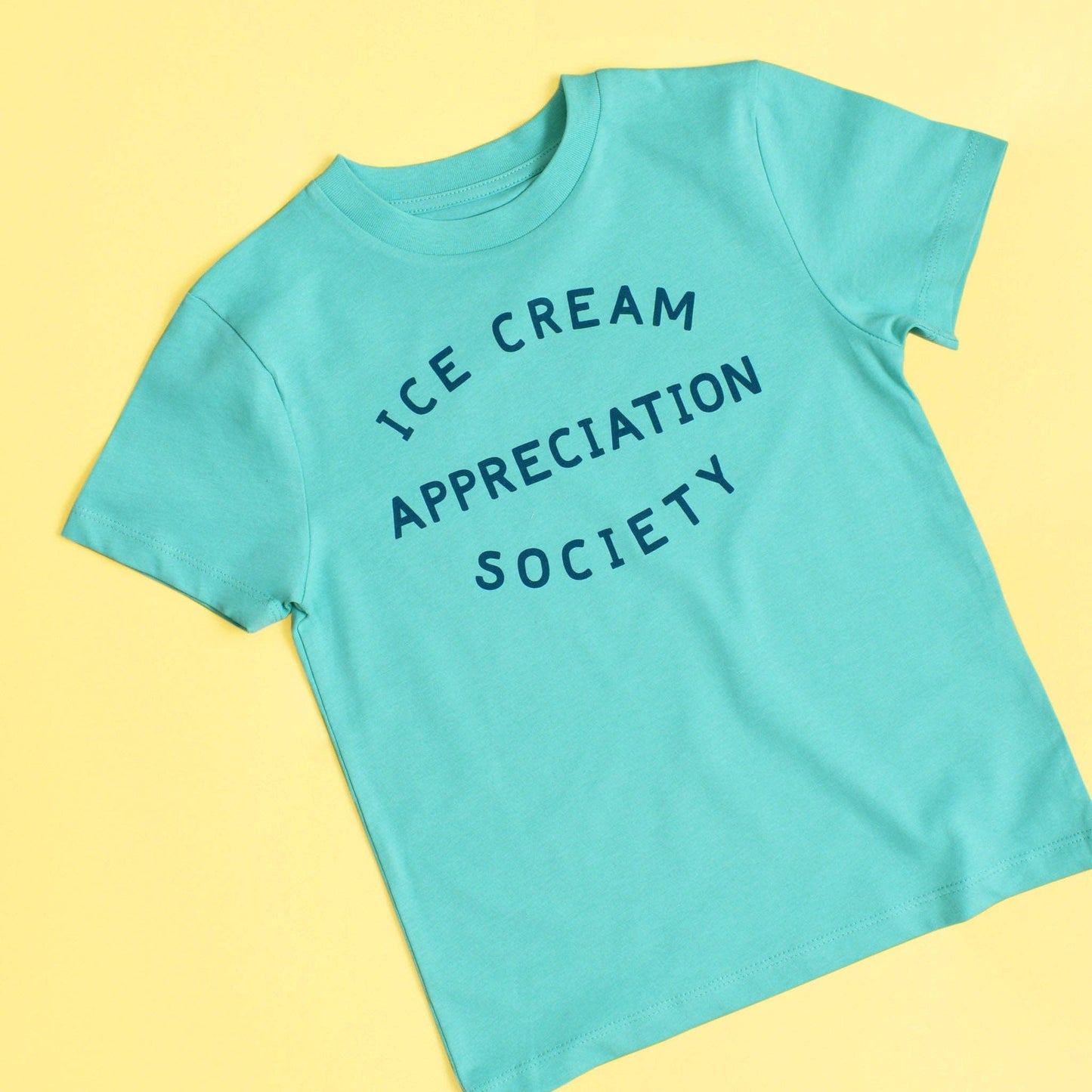 Ice Cream Appreciation Society - Kid's T-shirt - Tropical Turquoise