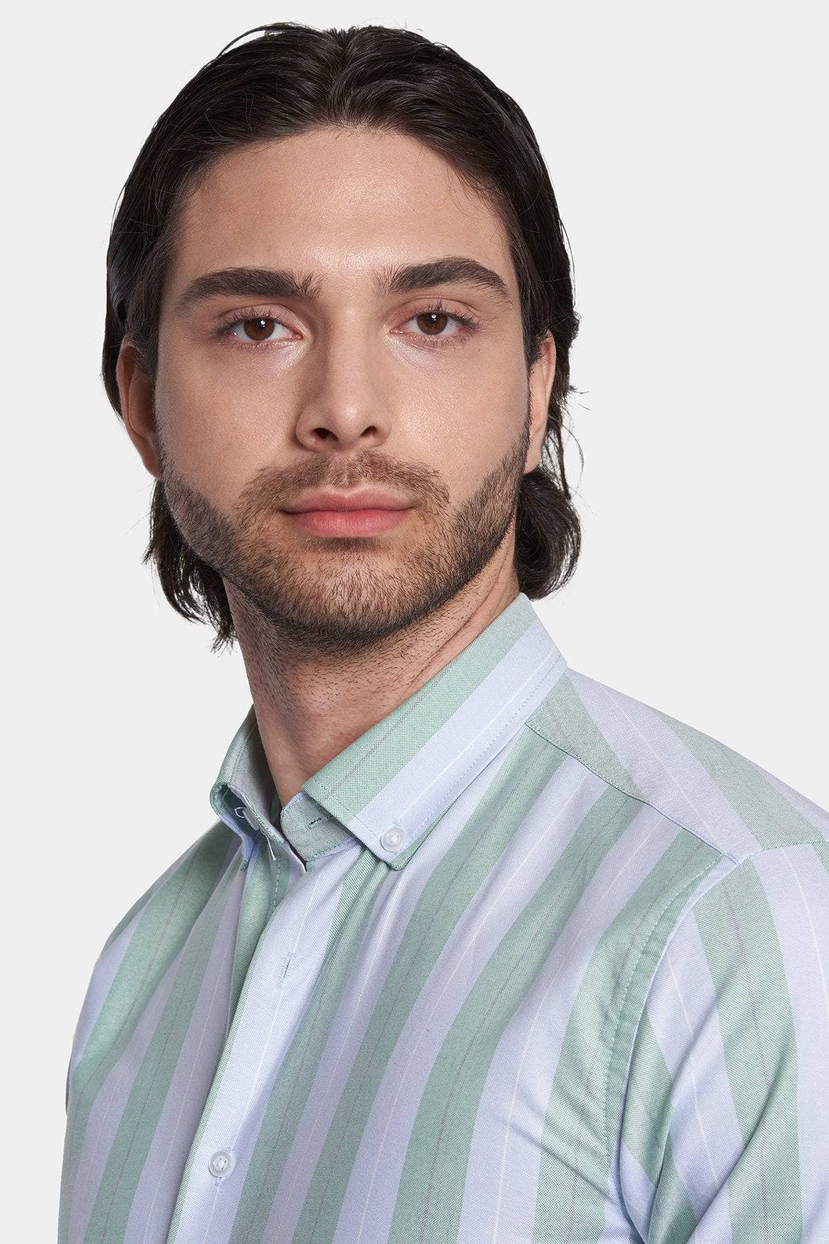 Premium Cotton Dress Shirt (Mint)