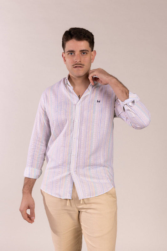 Ethnic Linen Shirt