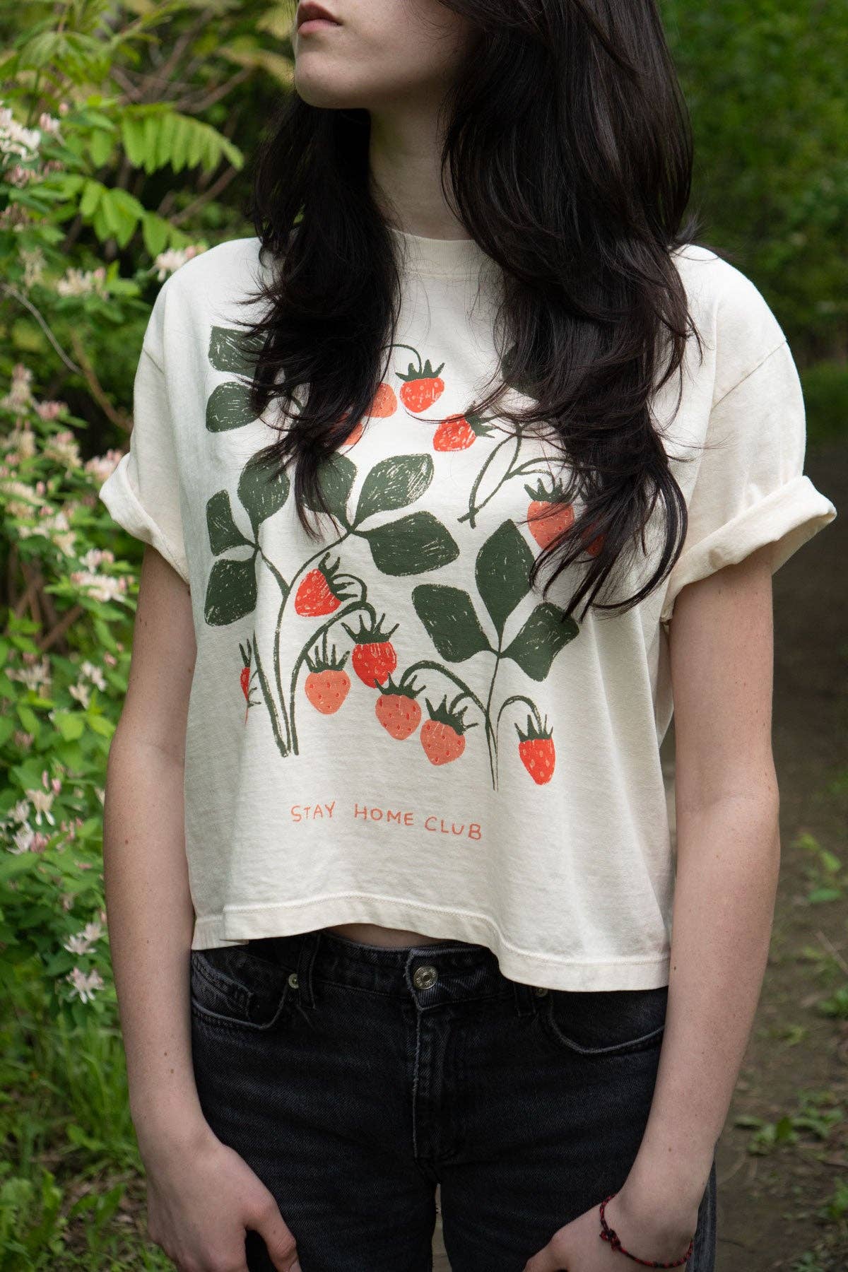 Fruits 1858 Boxy Tee | Women's Strawberry Graphic T Shirt