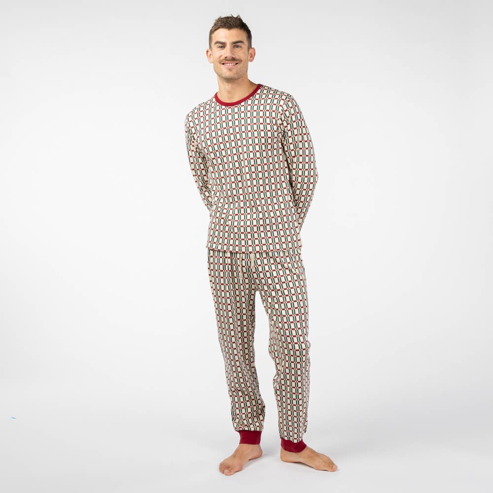 ORGANIC COTTON PAJAMA MAN XMAS PICOTA FAIR TRADE