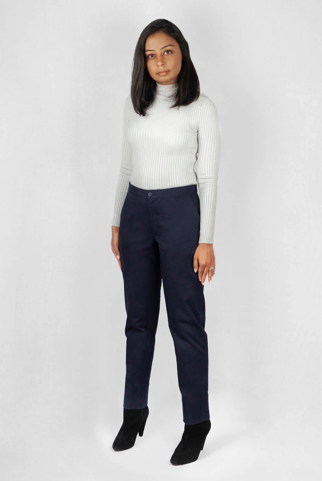 The Flex Waist Pant - Navy