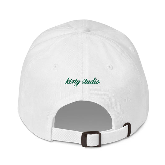 'Extra Dirty, Extra Olives' Dad Hat - White