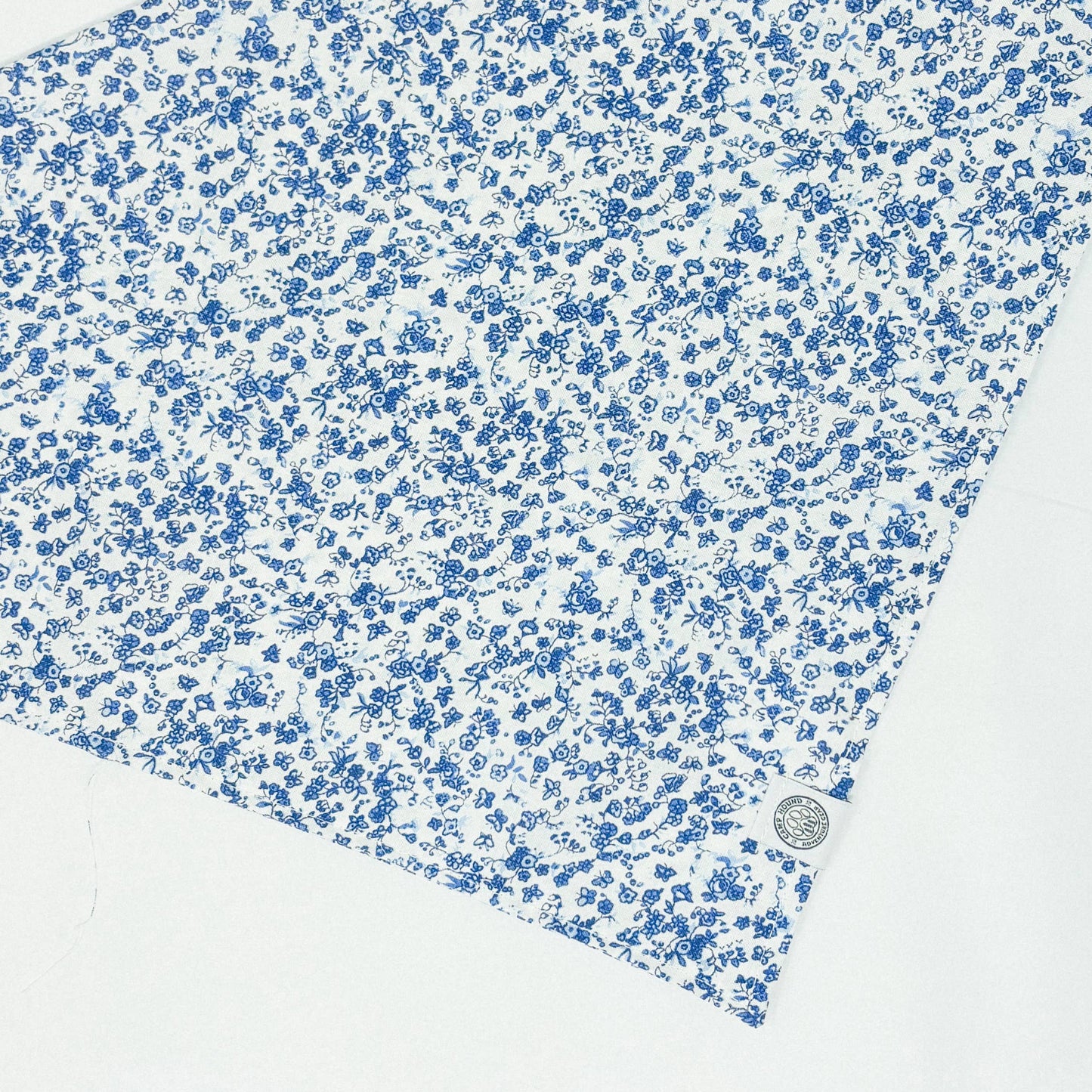 Annie Dog Bandana | Blue Floral Coastal Girl Pet Scarf