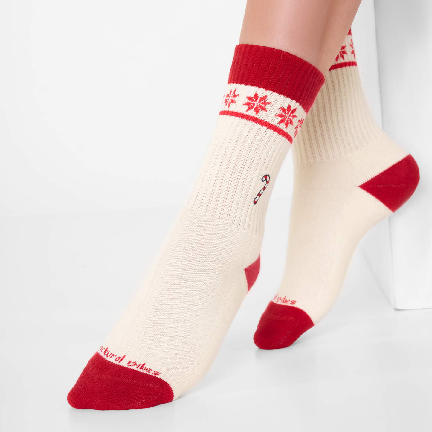 2-Pack Gift Set XMas Jingle Joy - Organic Christmas socks