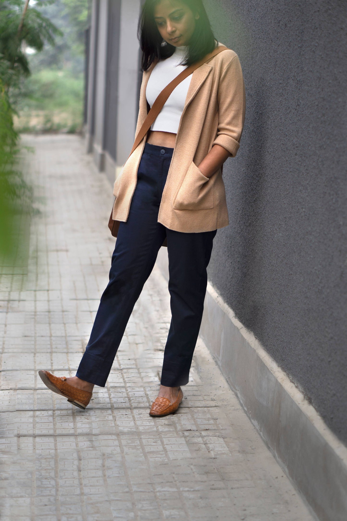The Flex Waist Pant - Navy