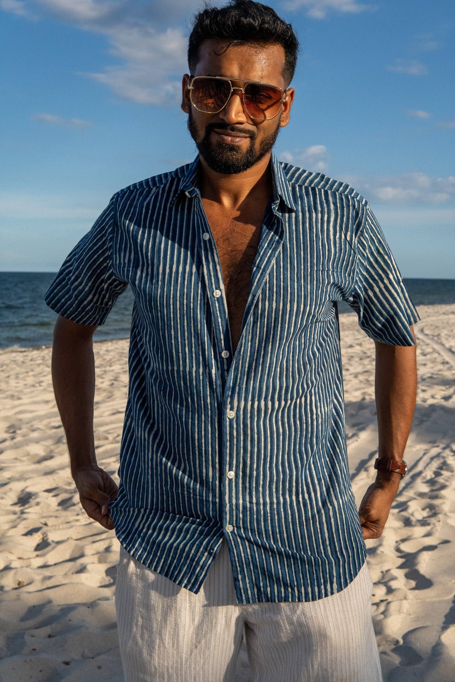 Raaga Shirt in Ultramarine