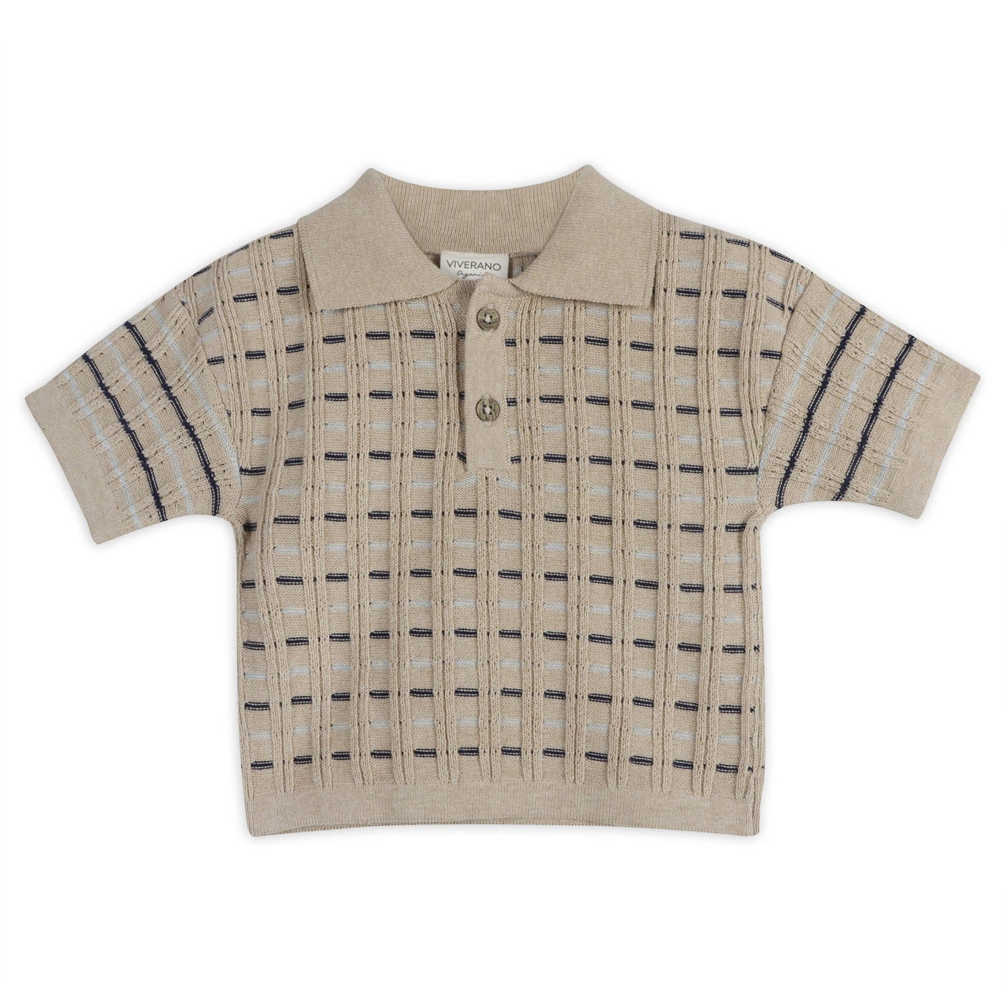 Henry Textured Baby Polo Shirt & Shorts Set (Organic)