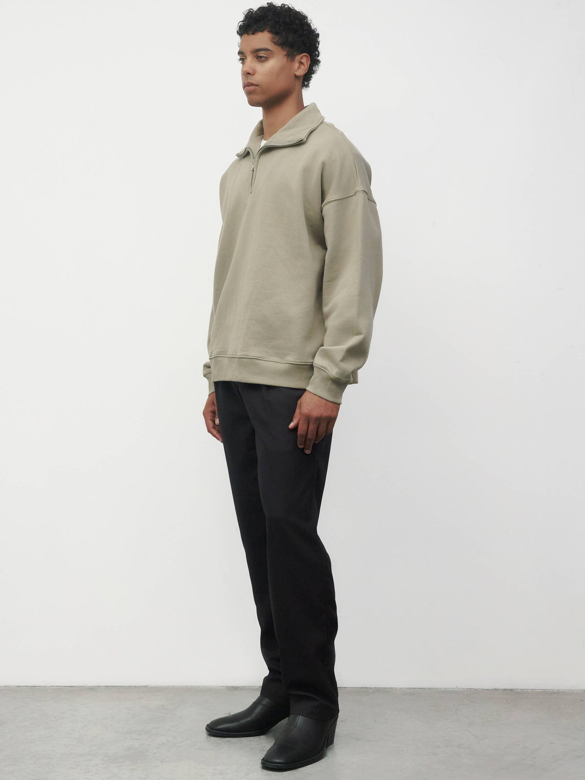 The Vince Sweater | Relaxed Quarter Zip Sweater