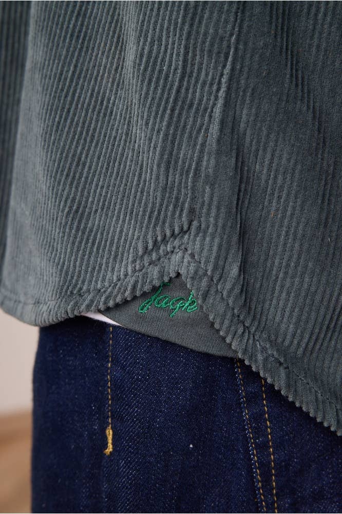 Chicago Pine Green Corduroy Overshirt