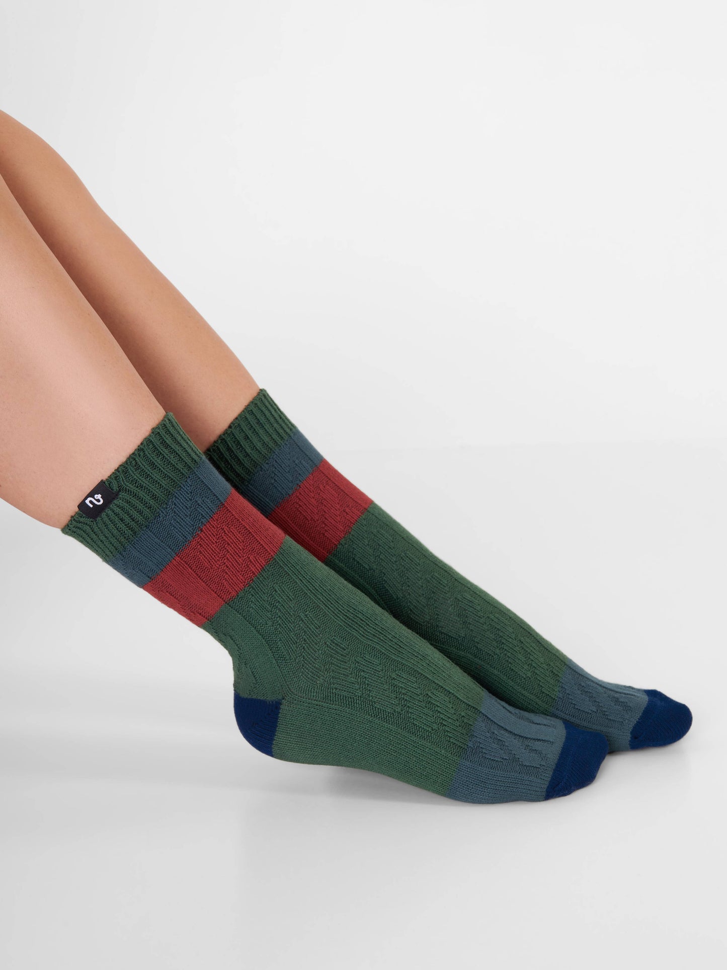 Academia Socks - Warm Organic Socks with Knit Detail