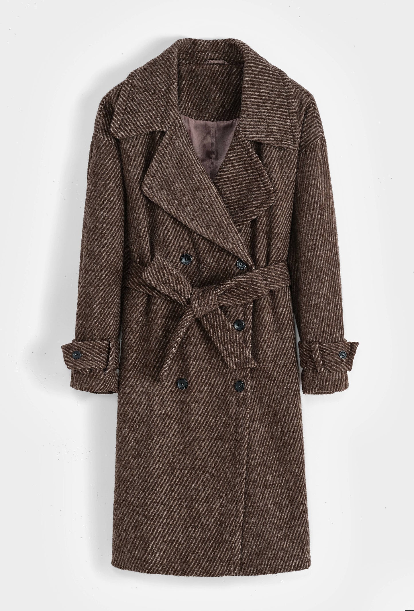 Herringbone Wool Coat
