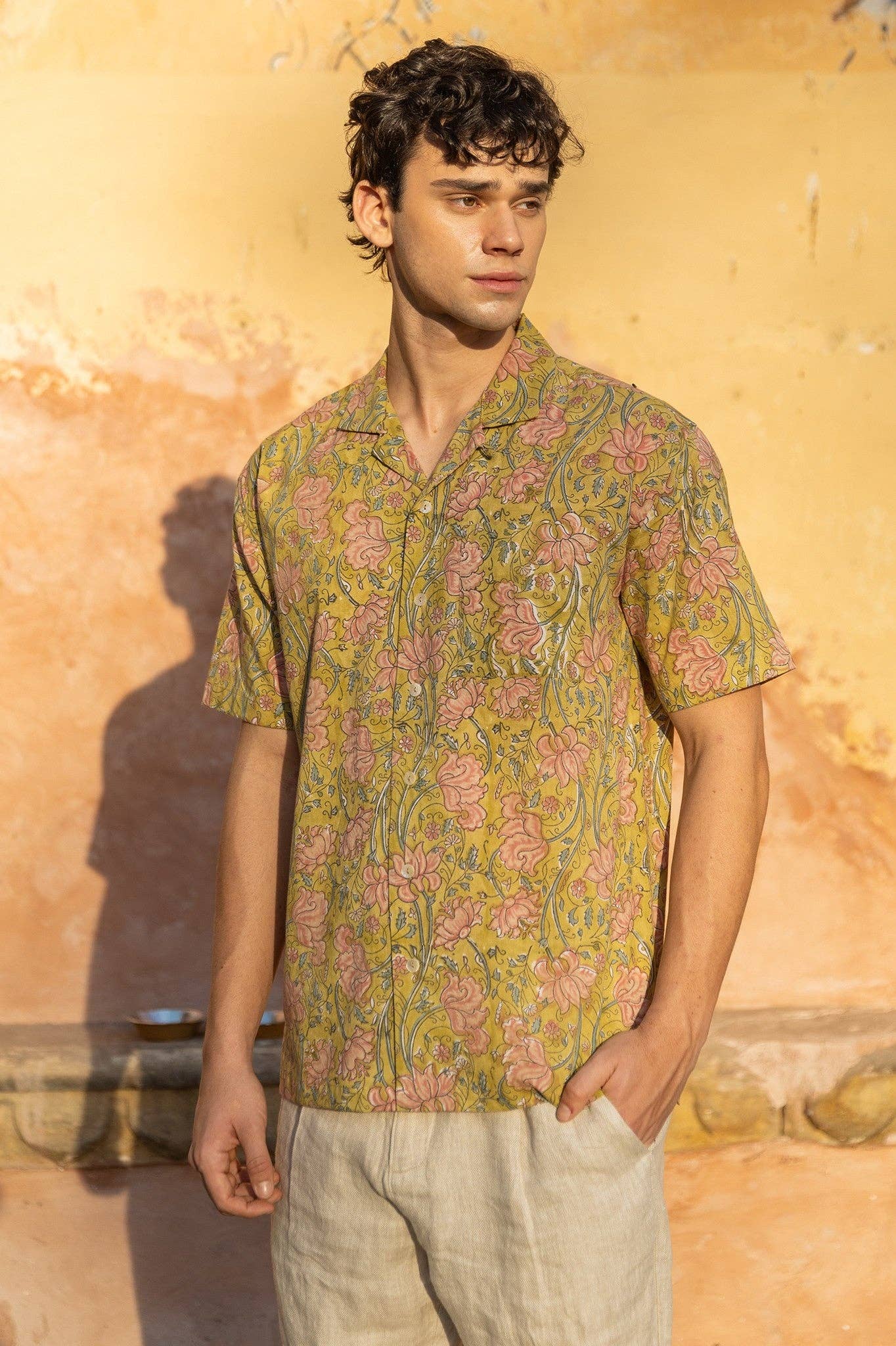 Kamal Handblock Printed Cotton Shirt