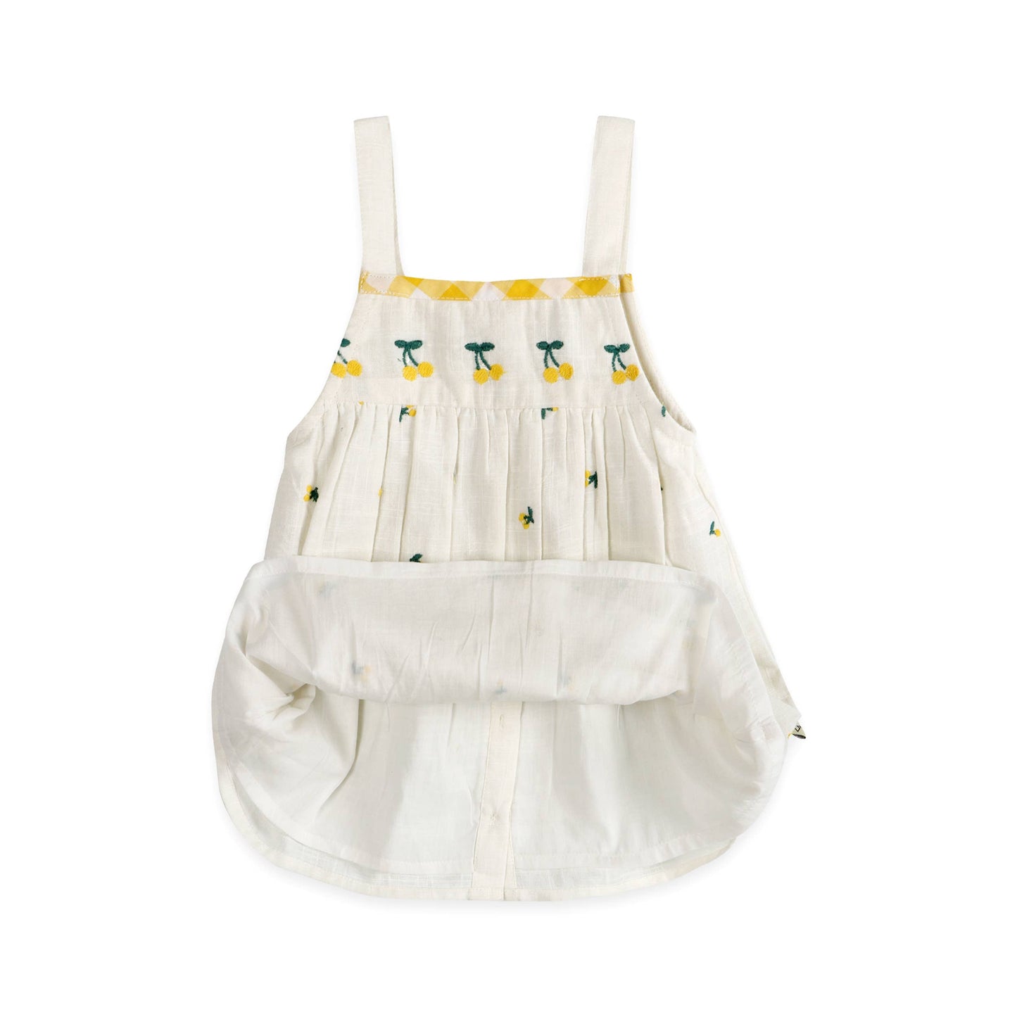 Lulu Embroidered Baby Dress + Bloomer (Organic)
