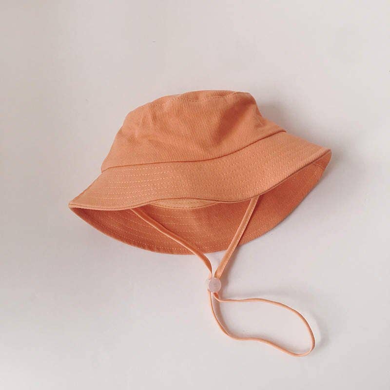 Linen Bucket Hat for Toddlers, Breathable Fisherman Sun Hat