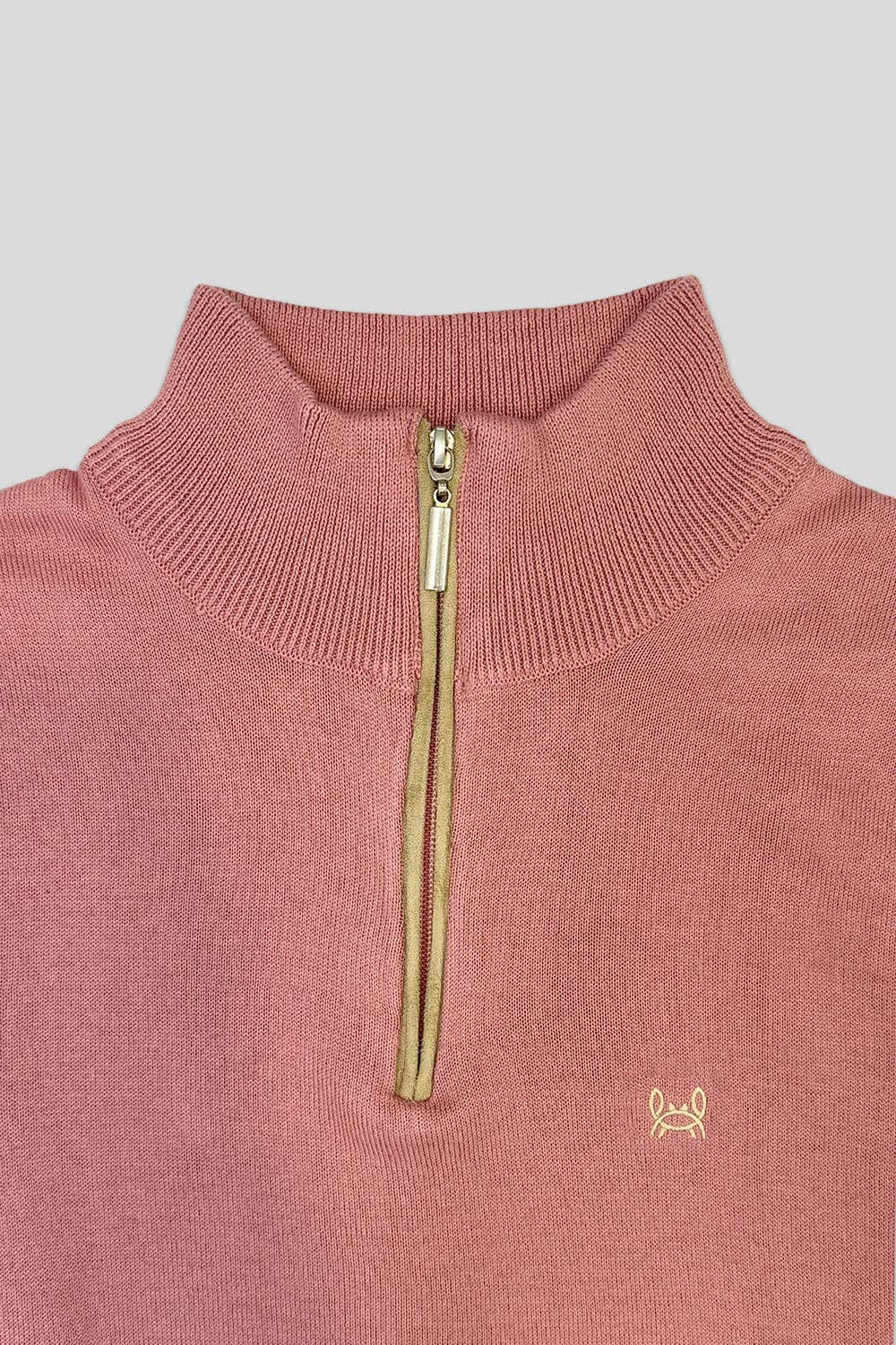 Half zip makeup sweater