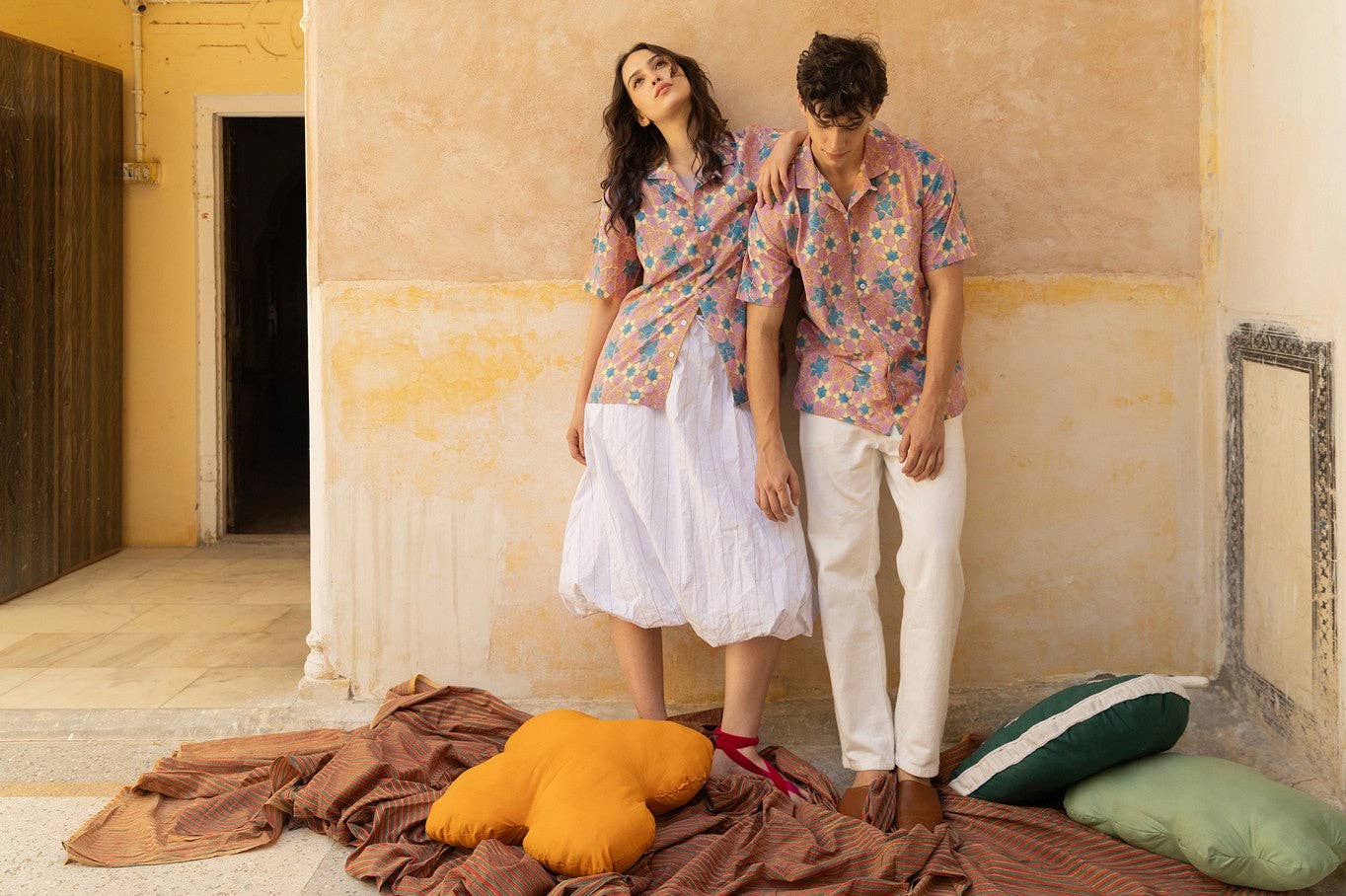 Starleaf Handblock Printed Cotton Shirt