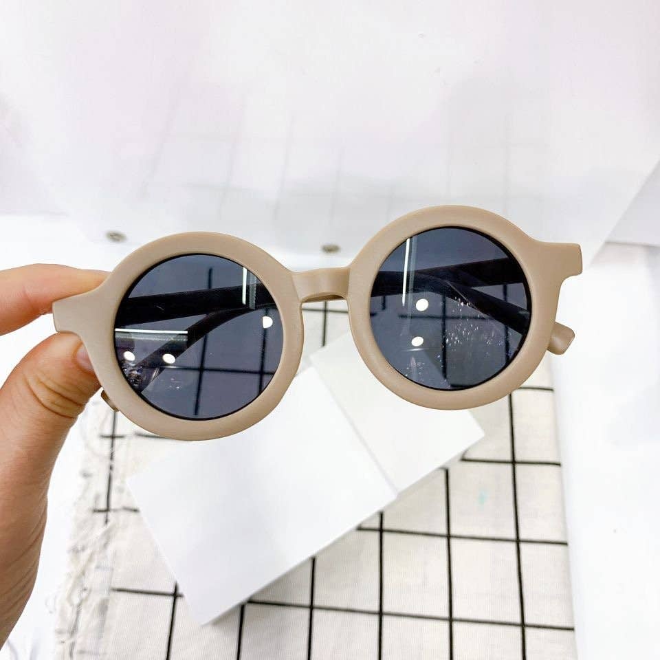 Vintage Kids Sunglasses, UV Protected Eyewear Round