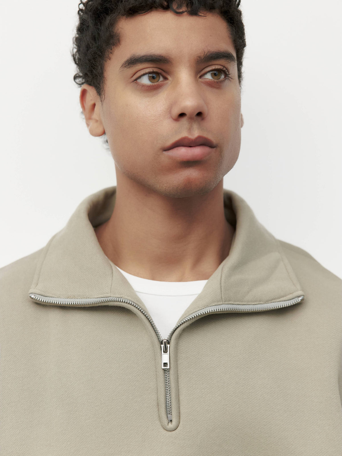 The Vince Sweater | Relaxed Quarter Zip Sweater