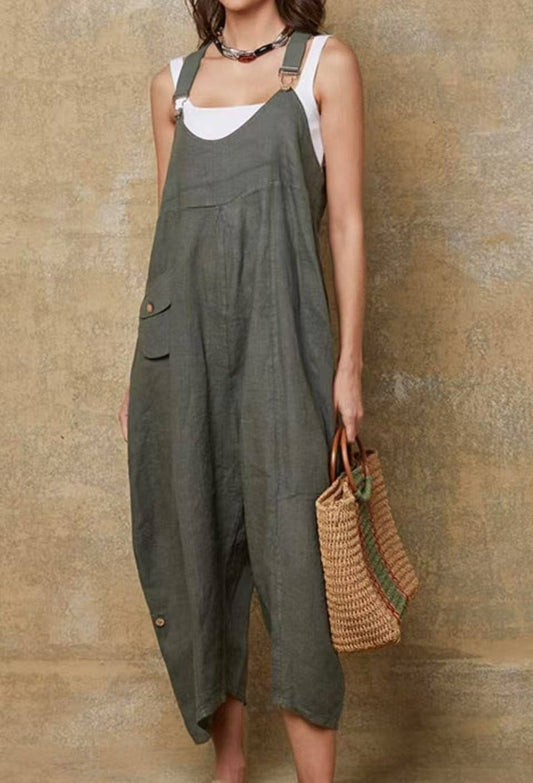 100% Linen Jumpsuit