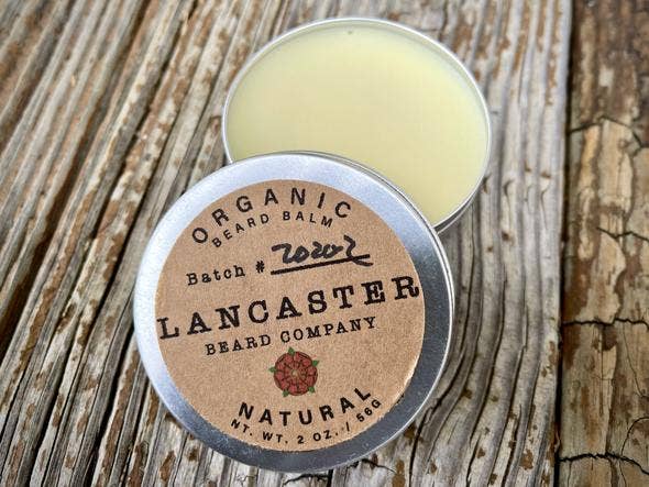 Natural (Unscented) Organic Beard Balm