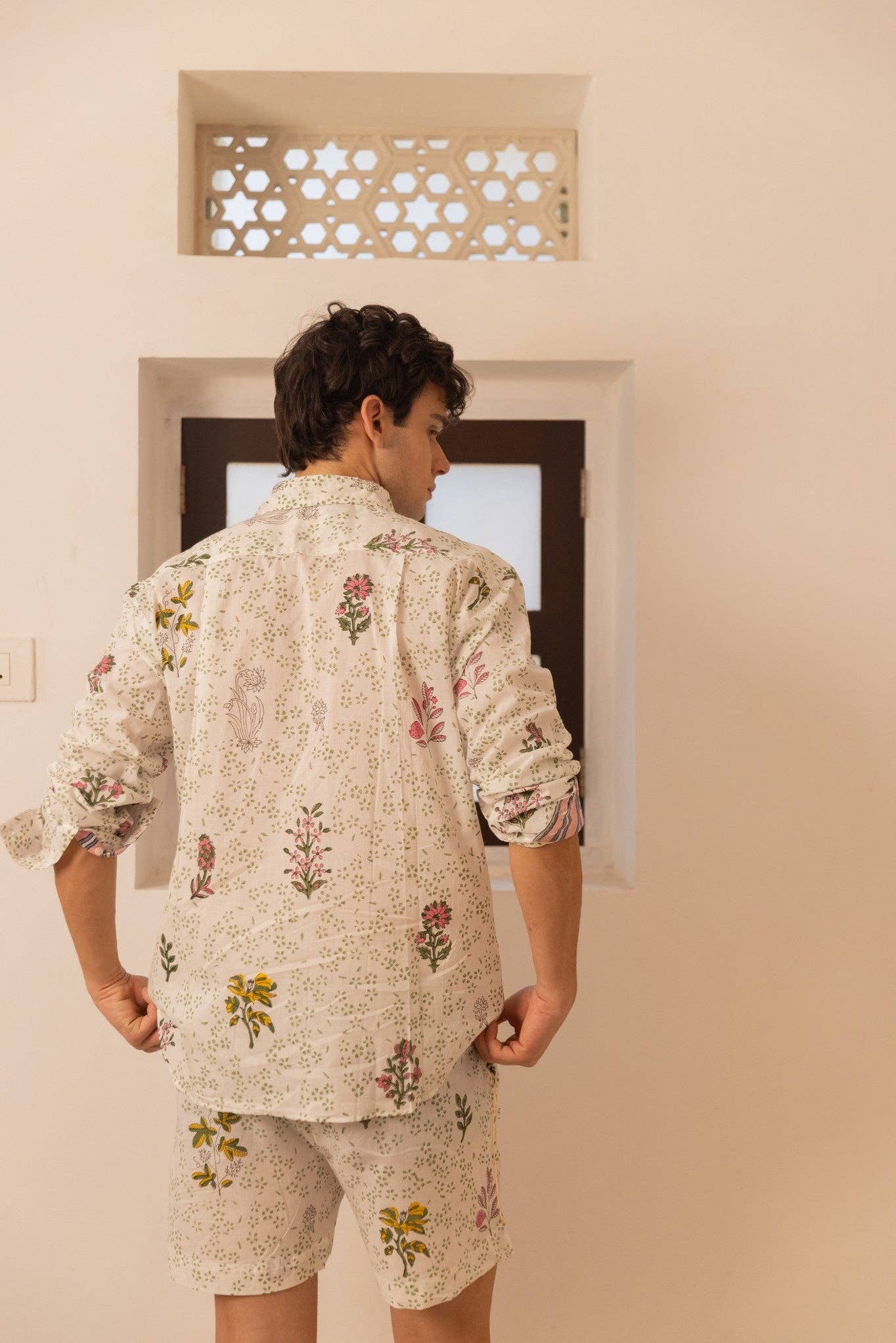 Fateh Handblock Printed Cotton Shirt