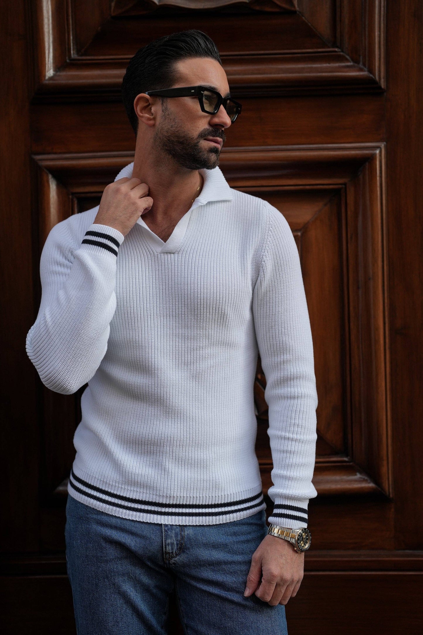 WHITE MILÃO KNIT POLO