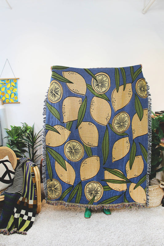 Lemonade Days Tapestry Blanket