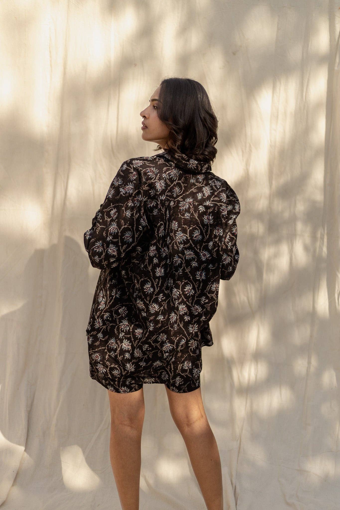 Ajanta Handblock Printed Cotton Shirt