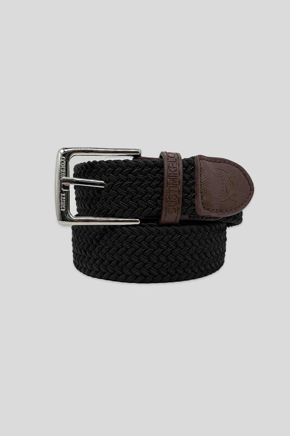 Black Braided Belt